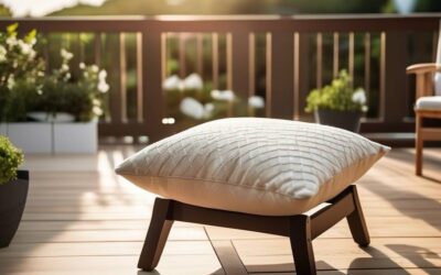 Jak przywrócić świeżość poduszkom na krzesła ogrodowe?