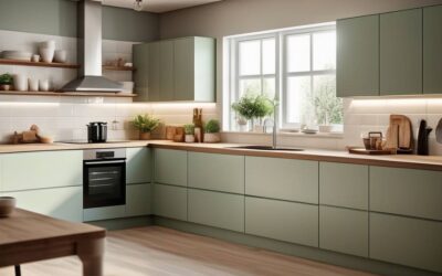 Jakie kolory ścian pasują do beżowych mebli kuchennych?