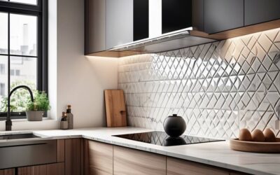 Jak gustownie wykończyć przestrzeń nad blatem w kuchni?