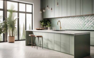 Jak kreatywnie ozdobić ścianę w białej kuchni?