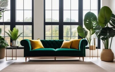 Jakie kolory poduszek pasują do zielonej kanapy?