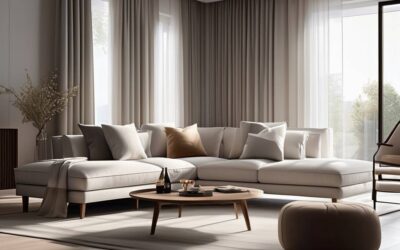 Jakie zasłony pasują do siwych ścian w salonie?