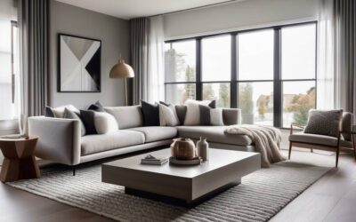 Szary salon – jak stworzyć przytulne wnętrze w stonowanych barwach?