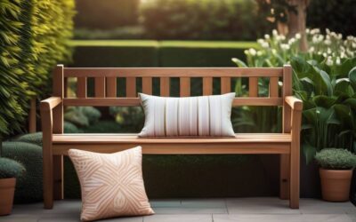 Domowa poduszka na ławkę – prosty sposób na upiększenie ogrodu