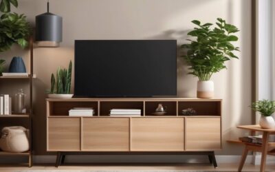 Jak udekorować półkę nad telewizorem?