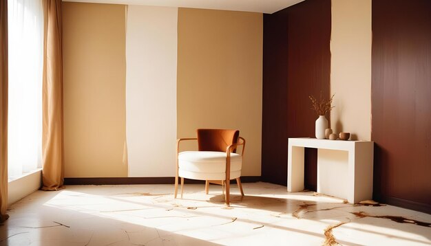 Jakie kolory ścian pasują do jasnobrązowych mebli?