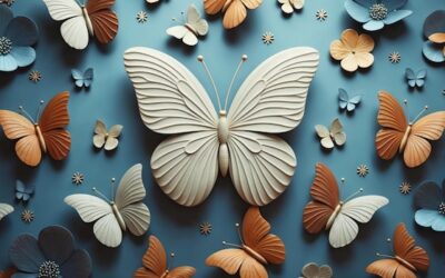 Jak stworzyć efektowne motylki 3D na ścianę?