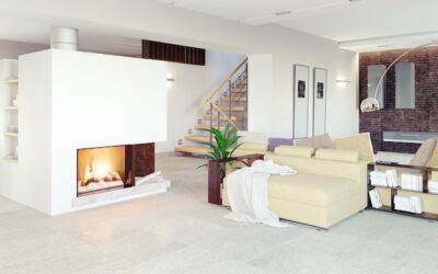 Jak stworzyć przytulną atmosferę w dużym salonie z kominkiem?
