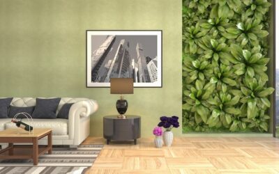 Jakie dodatki pasują do zielonych ścian w pokoju?