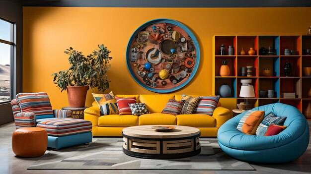 Harmonia kolorów mebli w salonie - jak ją osiągnąć?