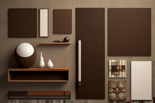 Jakie kolory ścian harmonizują z brązowymi meblami?