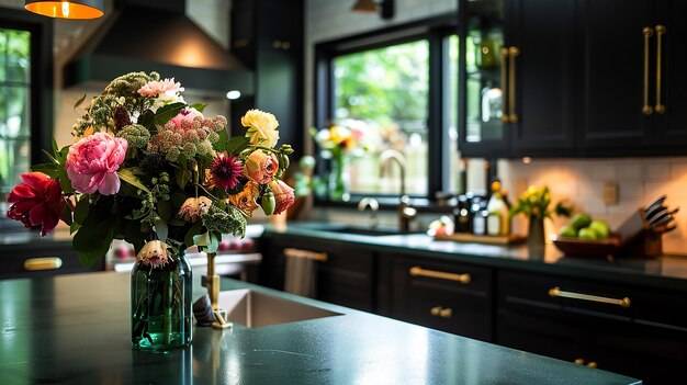 Jakie kwiaty wybrać do ciemnej kuchni, by ożywić wnętrze?